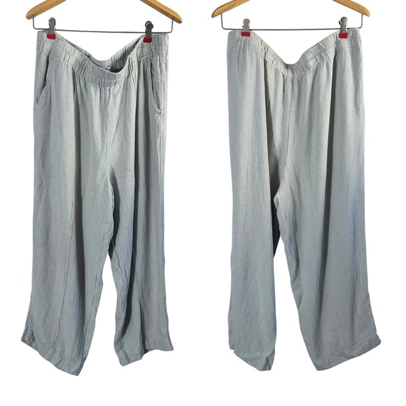 MADEWELL Breezewoven Larsen Linen Blazer and Pull On High Rise Pant Suit Set - Picture 4 of 12